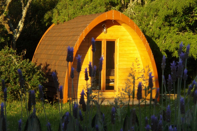 relocatable The Pod sleepout cabin glamping eco Carousel 2