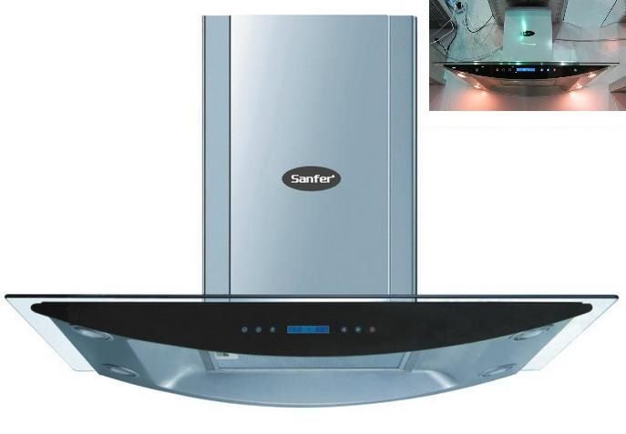 NEW Wall Mount S/S Range Hood 900mm WX0688-900 Carousel 1