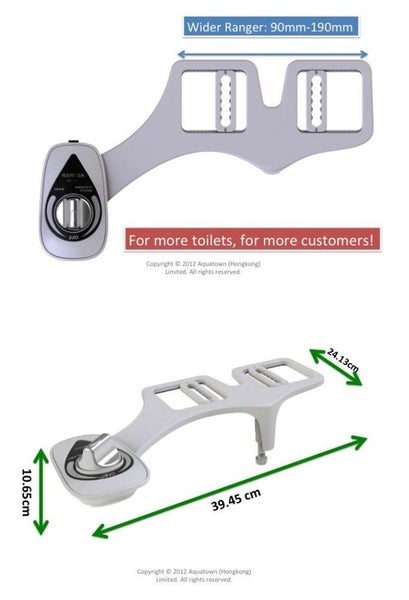 Bidet Toilet Attachment. Self-Cleaning. Metal Hose Carousel 2