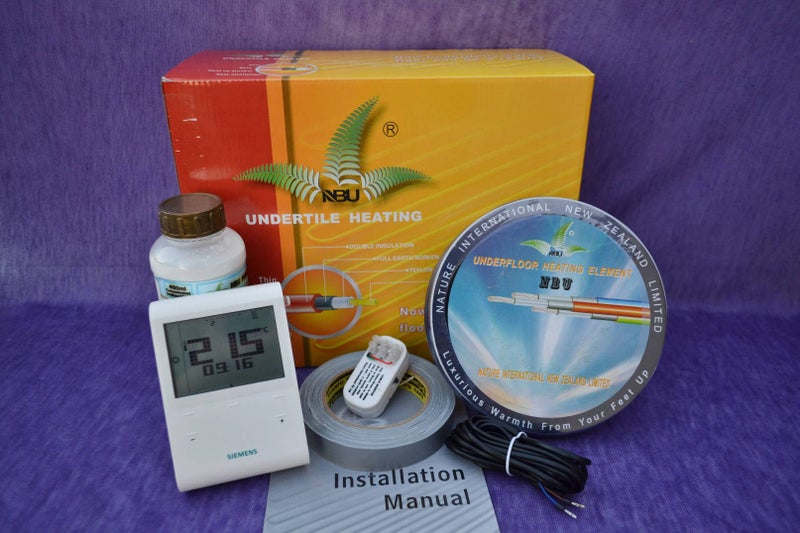 NBU 650 watts undertile DIY heating kit .Free shipping Carousel 1