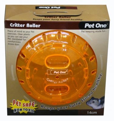 Pet One Critter Roller 14CM Mice Exercise Ball Carousel 1