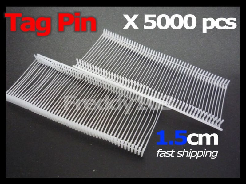 5000 pcs Plastic Tag Pins for Tag Guns, 1.5cm Carousel 1