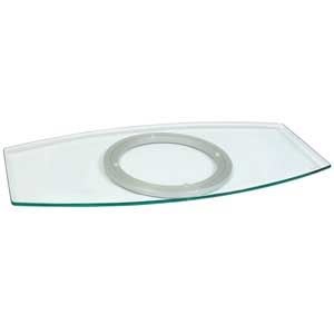 Swivel Type Glass Television Base Carousel 1