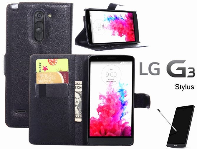 LG G3 Stylus Wallet leather cover--NEW LG G3 Carousel 1