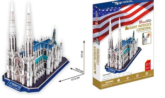 Saint Patrick's Cathedral - 3D Puzzle Carousel 1