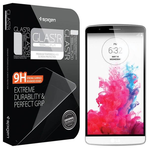 Spigen LG G3 Tempered Glass Screen Protector Carousel 1