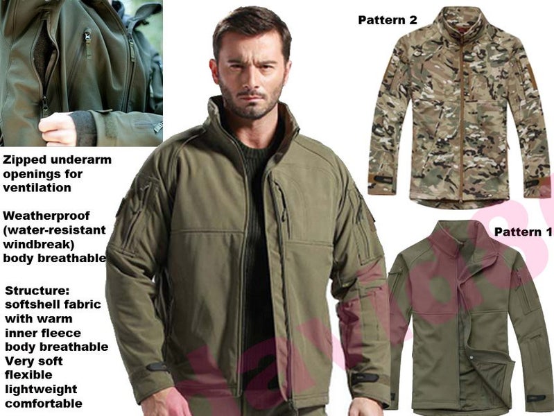 Jacket pattern 2 Waterproof Softshell Tactical Carousel 1