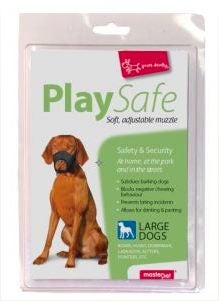 Yours Droolly Adjustable Soft Nylon Dog Muzzle Size 4 - Large Carousel 1