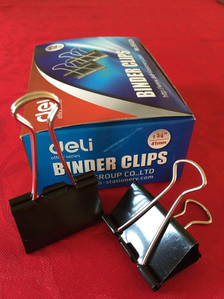 Quality Black binder clip 41mm (12pcs/box) Carousel 1