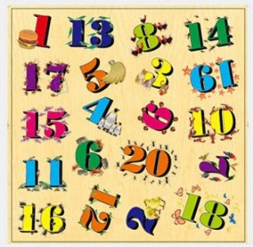 Onshine Magnetic Wooden Puzzle - Numbers Carousel 2