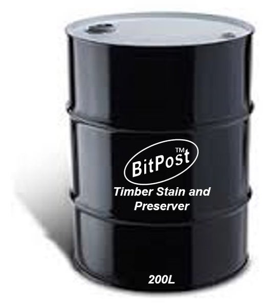 BitPost - 200L - Black Fence/Wood Stain&Preserver Carousel 1