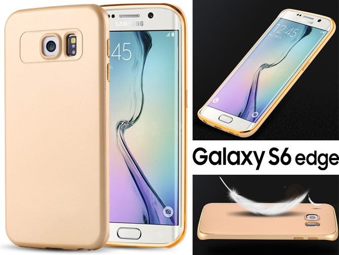 Galaxy S6 edge Slim Metal bumper w back case+Pen Carousel 1