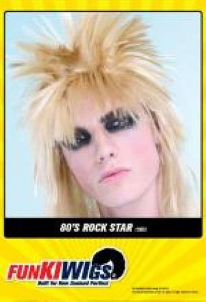 80s Rock Star Wig Blonde Trade Me