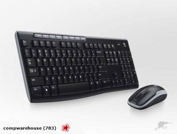 Logitech Wireless keyboard and Mouse Combo mk270r Carousel 1