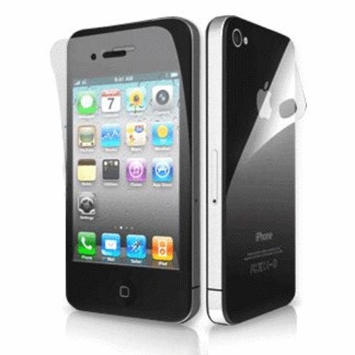 3 x iPhone Screen Protector Film Front & Back For iPhone 4 4S iPhone 5 5S 6 6S Carousel 2
