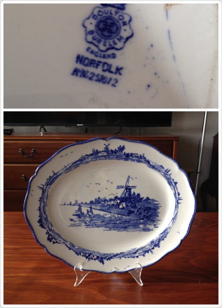 Collectable royal doulton large plate Carousel 1