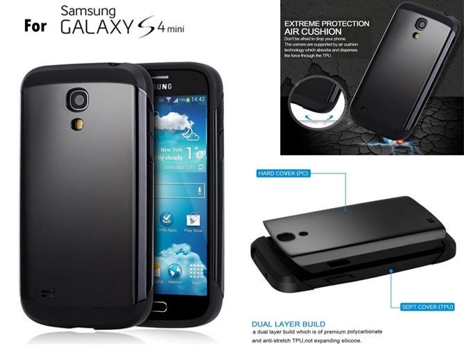 Galaxy S4 mini Slim Anti-shock hard case+Combo Carousel 1