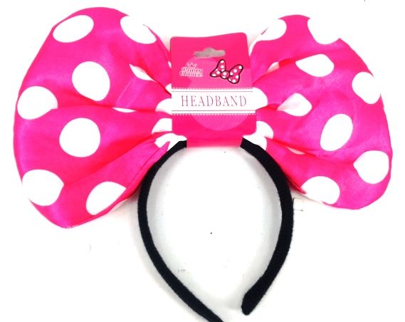 Mini Headband - 28cm x 17cm - Hot Pink Carousel 1