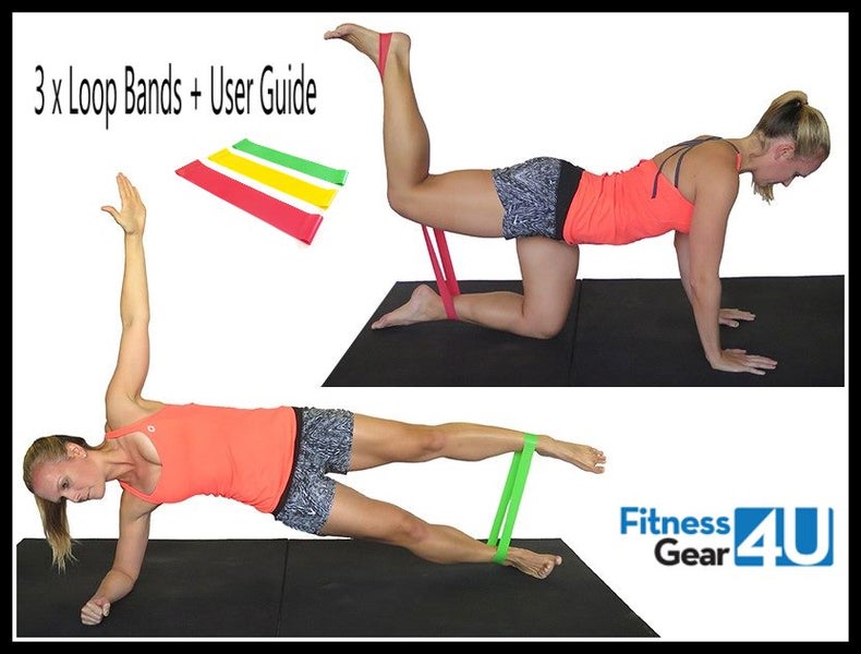 3 x Toning Rehab Loop Bands Carousel 1
