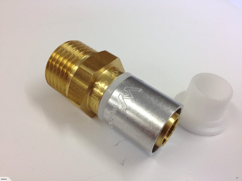 Brass Male Adaptors 15mm x 1/2" Carousel 1