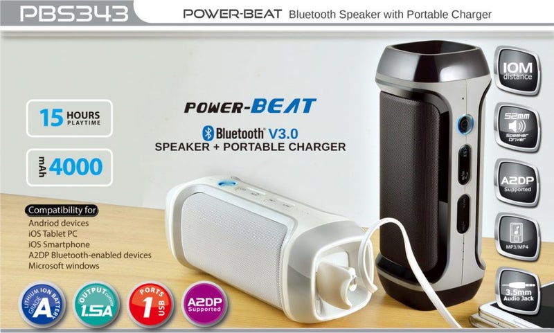 BLUETOOTH SPEAKER AND POWER BANK Carousel 1