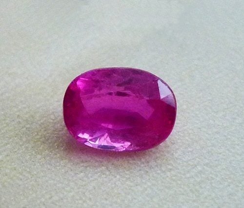 1.14CT UNHEATED BIG 100% NATURAL TOP PINKISH RED RUBY Carousel 1