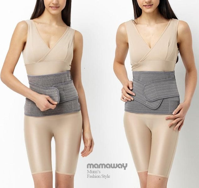 MAMAWAY Nano Bamboo Postnatal Belly Band *XL Carousel 2