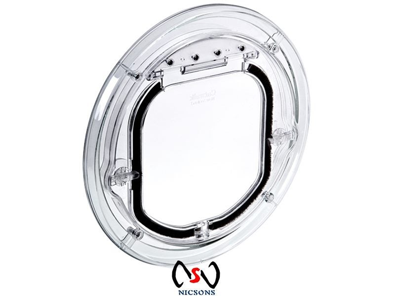 Catwalk Glass Fitting Large Cat Small Dog Door Clear Carousel 1