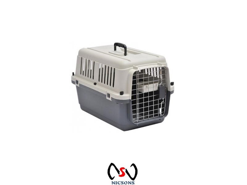 Airline Dog Cat Carrier Cage 56x37x34cm Small Carousel 1