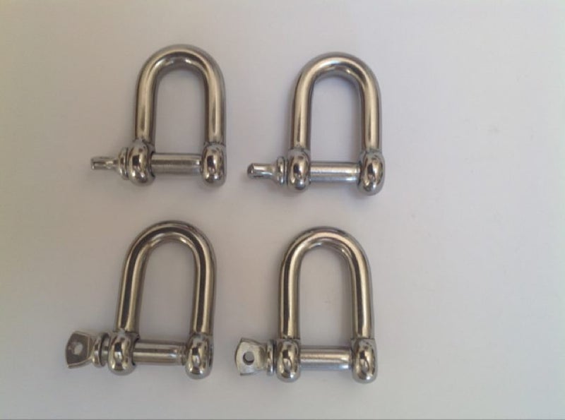 10mm D Shackles Stainless Steel in lots of 4 Carousel 1