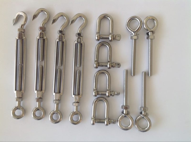 Shade Sail Mounting Kit - (No.1) - four way Carousel 1