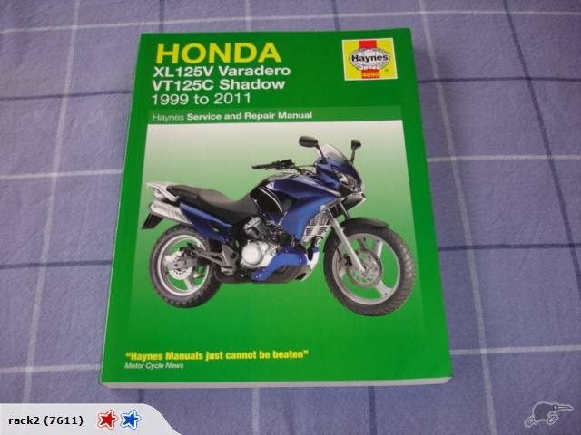 Service & Repair Manuals Haynes Manual 4899 Honda XL125V Varadero ...