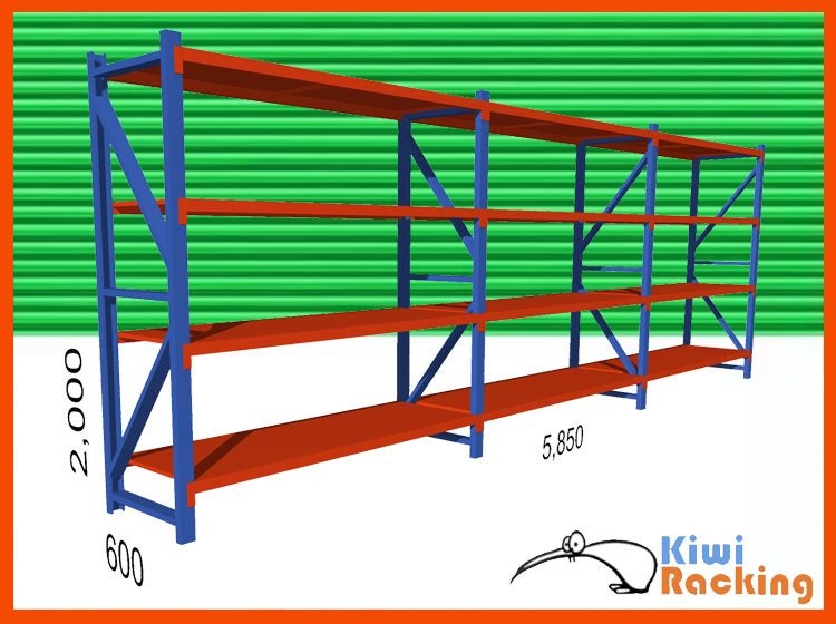 Heavy Duty Storage Shelving & Racking: 5.85L x 2H x 0.6D Carousel 2