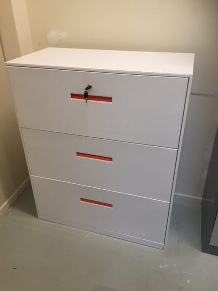 3 Drawers Modern Lateral Filing Cabinet Trade Me