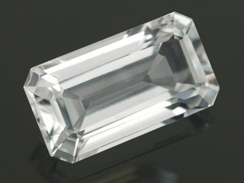 0.94CT EXCELLENT OCTAGON 100% NATURAL CEYLON WHITE SAPPHIRE Carousel 1