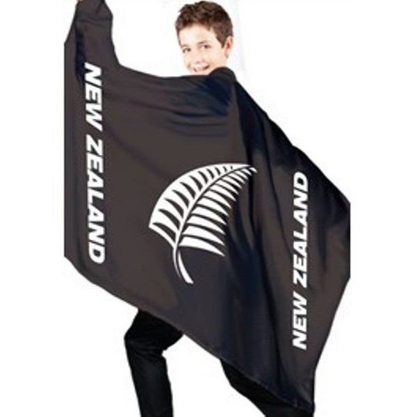 NEW ZEALAND FLAG CAPE CHILD - WORLD CUP Carousel 1