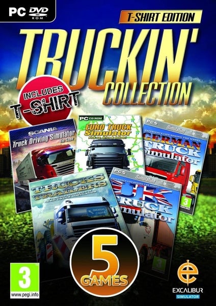 Truckin Collection T-Shirt Edition - 5 Games (PC) Brand New Carousel 1