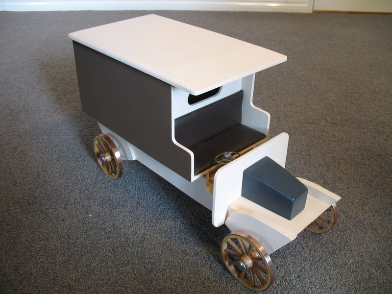Wooden Models - Vintage 1920s Bread Truck Carousel 8