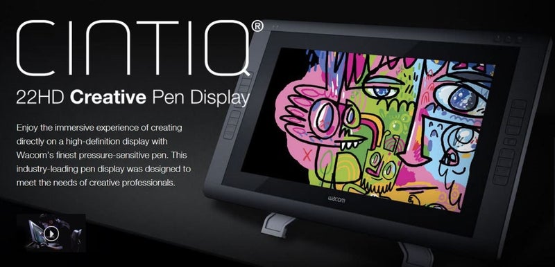 Wacom CINTIQ 22HD Pen Display - Graphics Monitor Carousel 2