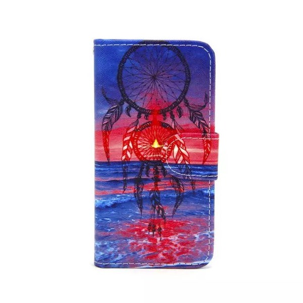 iPhone 5c case wallet leather case printed Carousel 1