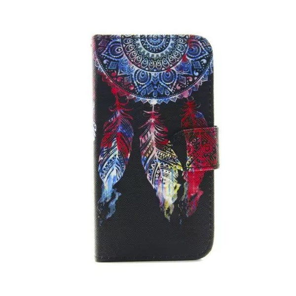 iPhone 5c case wallet leather case printed Carousel 1
