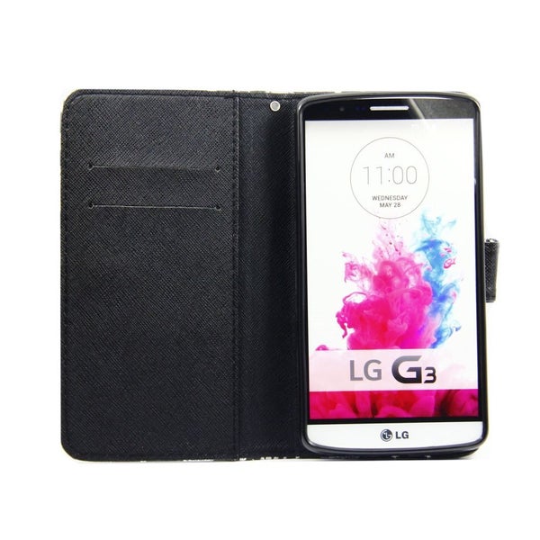 LG G3 case wallet leather case printed Carousel 6