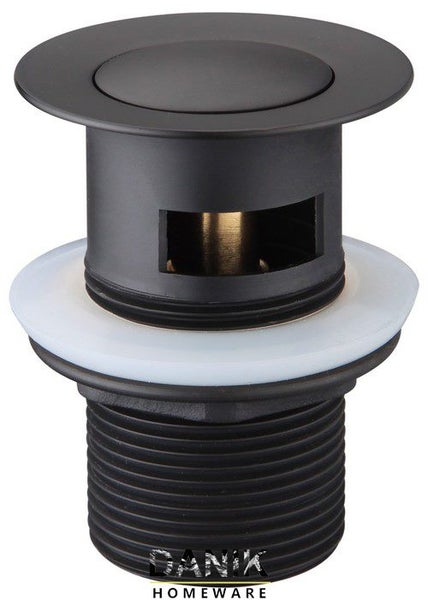 Bathroom Pop Up Waste Matte Black Basin Waste 32mm $30 Carousel 1