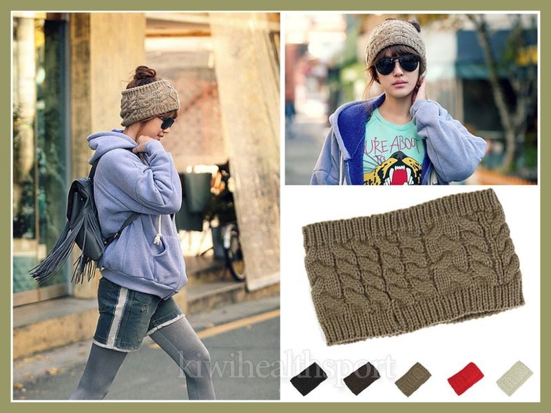 Knitted Hair Band Women Crochet Winter Ear Warmer Headband629860603406111114