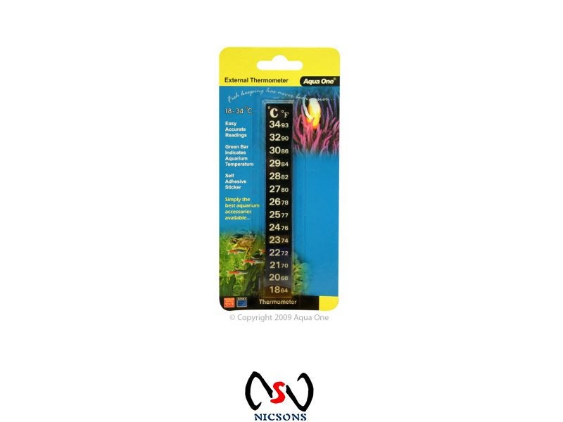 Aqua One External Aquarium Fish Thermometer Carousel 1