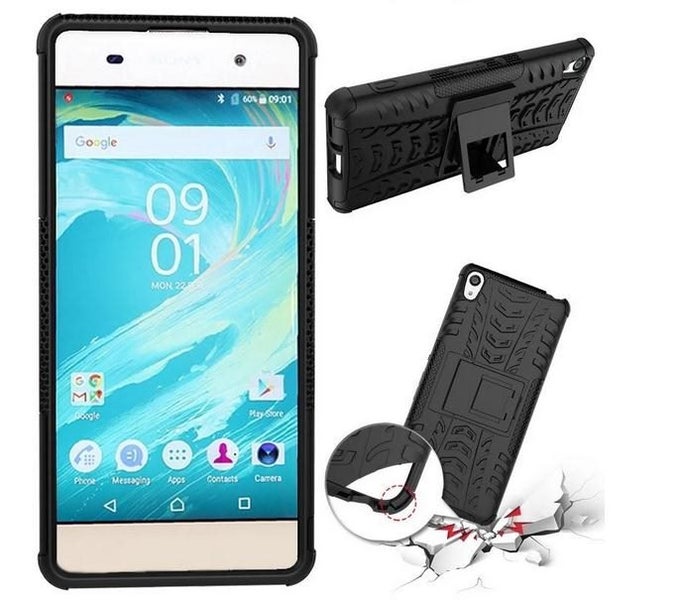 Sony Xperia X Dual Hvy Duty Hybrid Kickstand Case Carousel 7