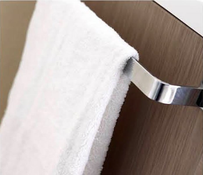 SALE Vanity Towel rack space - Stainless Steel - Lennox Bathroom Carousel 1