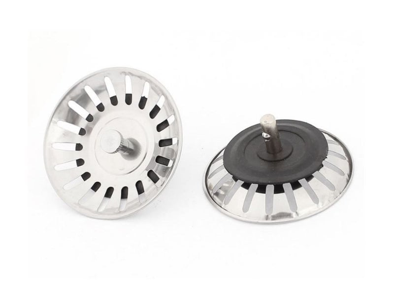 4 X Sink Drain Stopper Basket Strainer Waste Plug Carousel 1