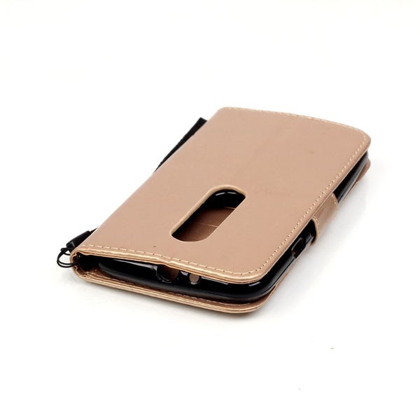 MOTO G3 case Premium leather Embossing wallet flip case MOTO G 3rd Gen Carousel 8