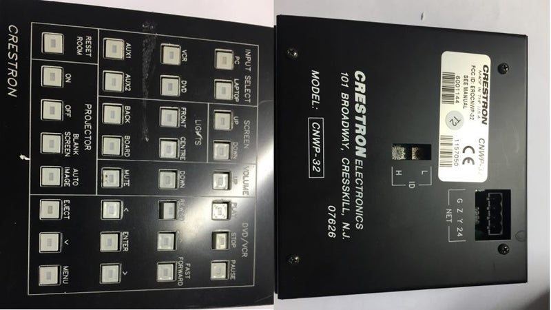 Crestron 32-Button Lectern Mount Control Panel Carousel 1